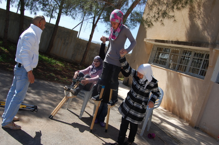 A Photograph of the PCS's Rehearsal in Jenin, 2011