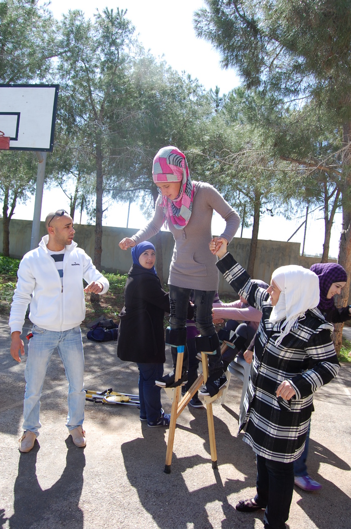 A Photograph of the PCS's Rehearsal in Jenin, 2011