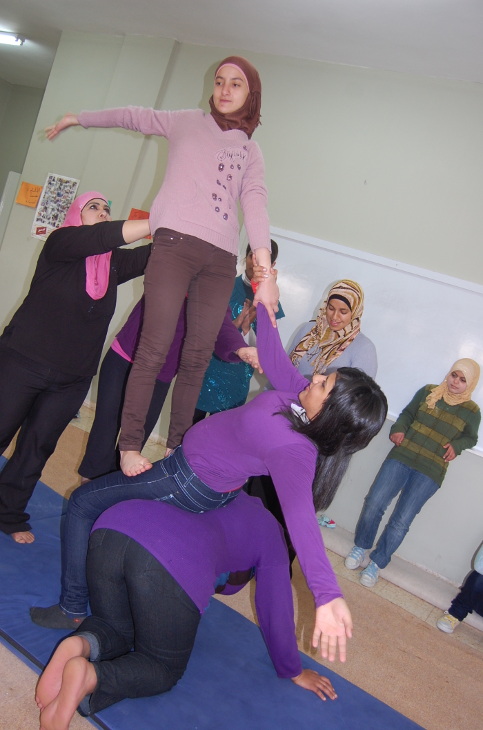 A Photograph of the PCS's Rehearsal in Jenin, 2011