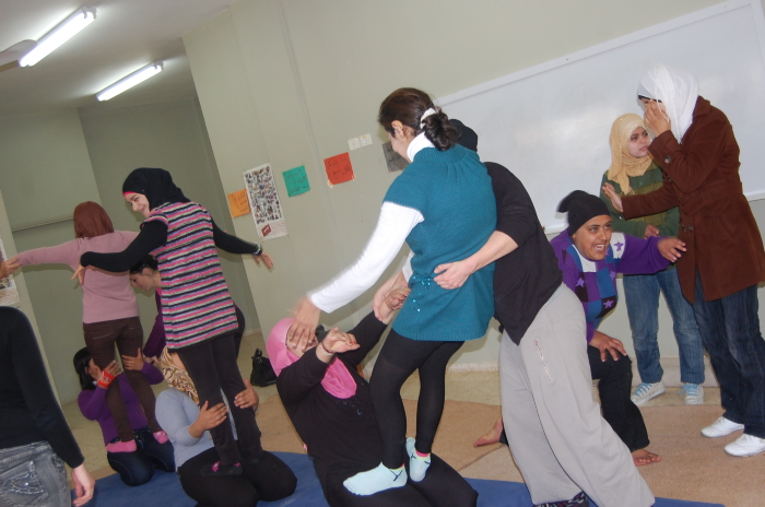 A Photograph of the PCS's Rehearsal in Jenin, 2011
