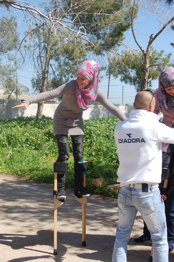 A Photograph of the PCS's Rehearsal in Jenin, 2011