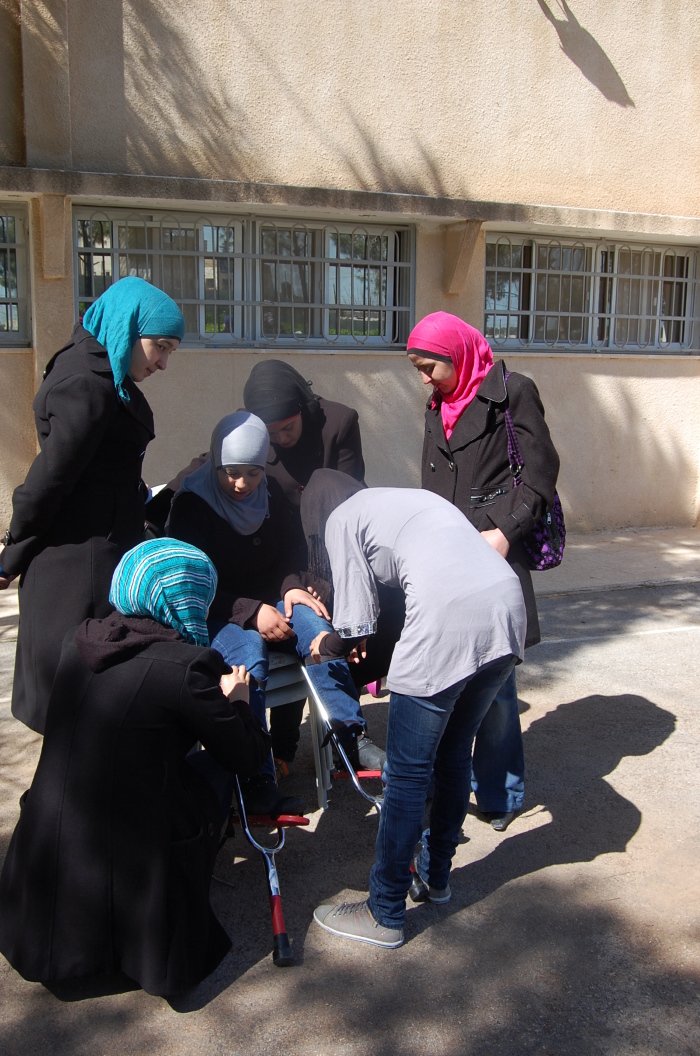 A Photograph of the PCS's Rehearsal in Jenin, 2011