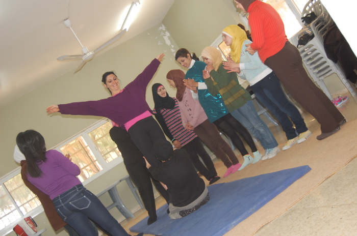 A Photograph of the PCS's Rehearsal in Jenin, 2011