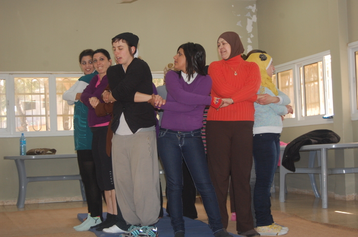 A Photograph of the PCS's Rehearsal in Jenin, 2011