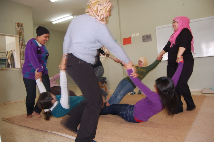 A Photograph of the PCS's Rehearsal in Jenin, 2011