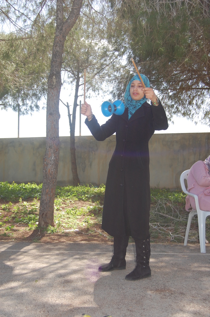 A Photograph of the PCS's Rehearsal in Jenin, 2011