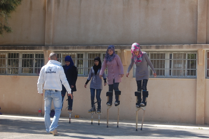 A Photograph of the PCS's Rehearsal in Jenin, 2011