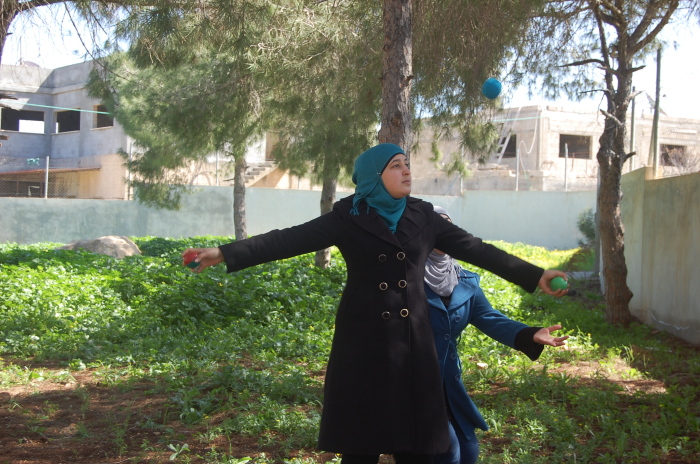 A Photograph of the PCS's Rehearsal in Jenin, 2011