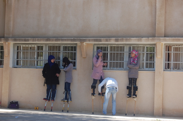 A Photograph of the PCS's Rehearsal in Jenin, 2011