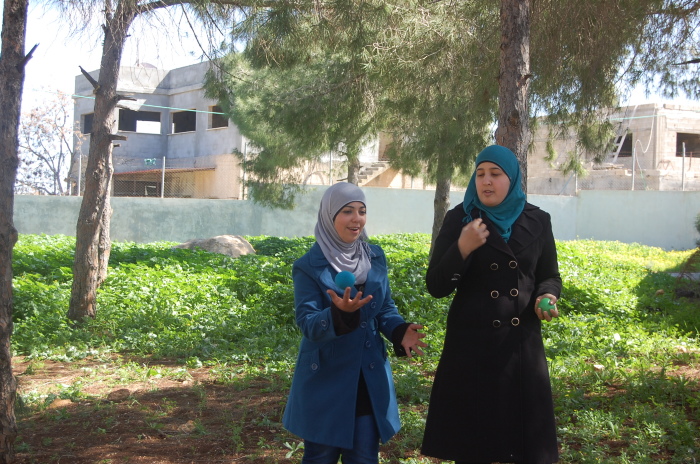 A Photograph of the PCS's Rehearsal in Jenin, 2011