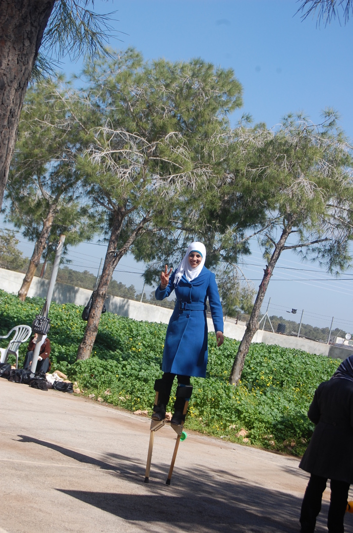 A Photograph of the PCS's Rehearsal in Jenin, 2011