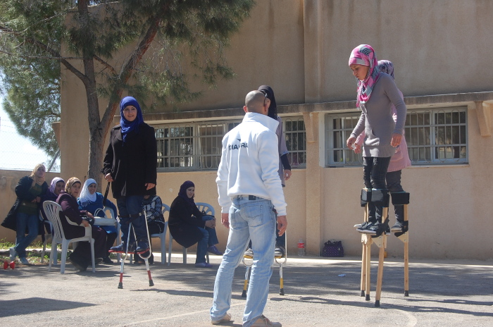 A Photograph of the PCS's Rehearsal in Jenin, 2011