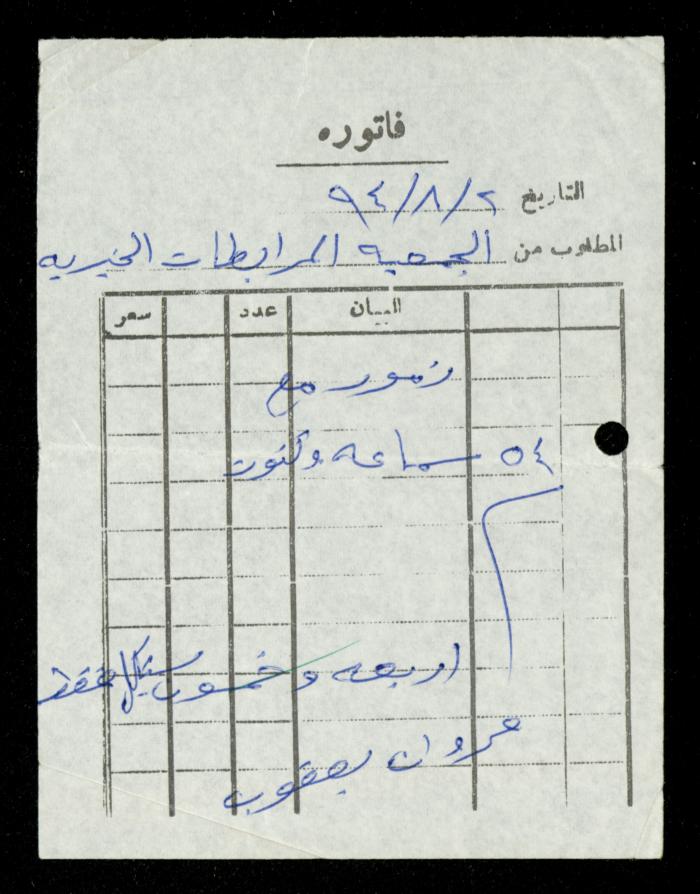The File of the al-Murabitat Charitable Society's Bus, Qalqilya, 1994