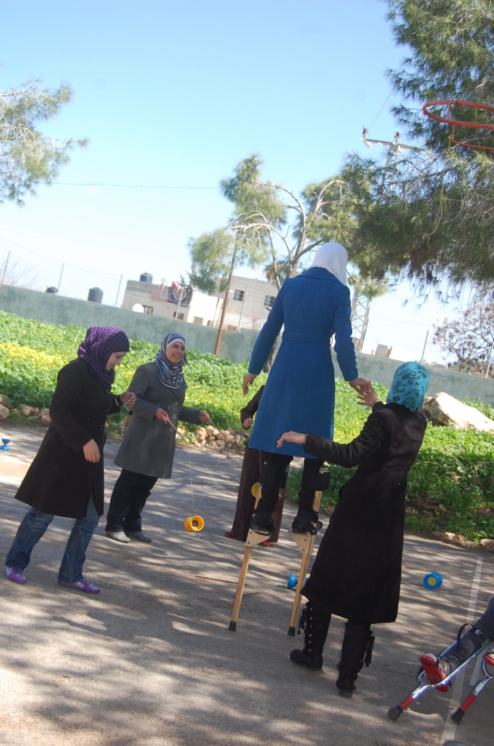A Photograph of the PCS's Rehearsal in Jenin, 2011