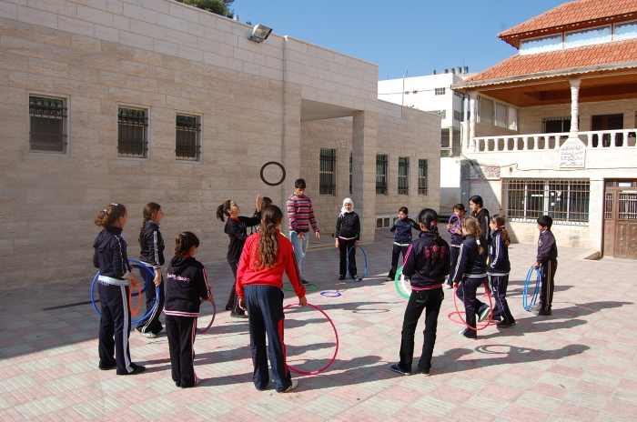 A Glimpse of a Training Held by the Palestinian Circus School in Hebron 