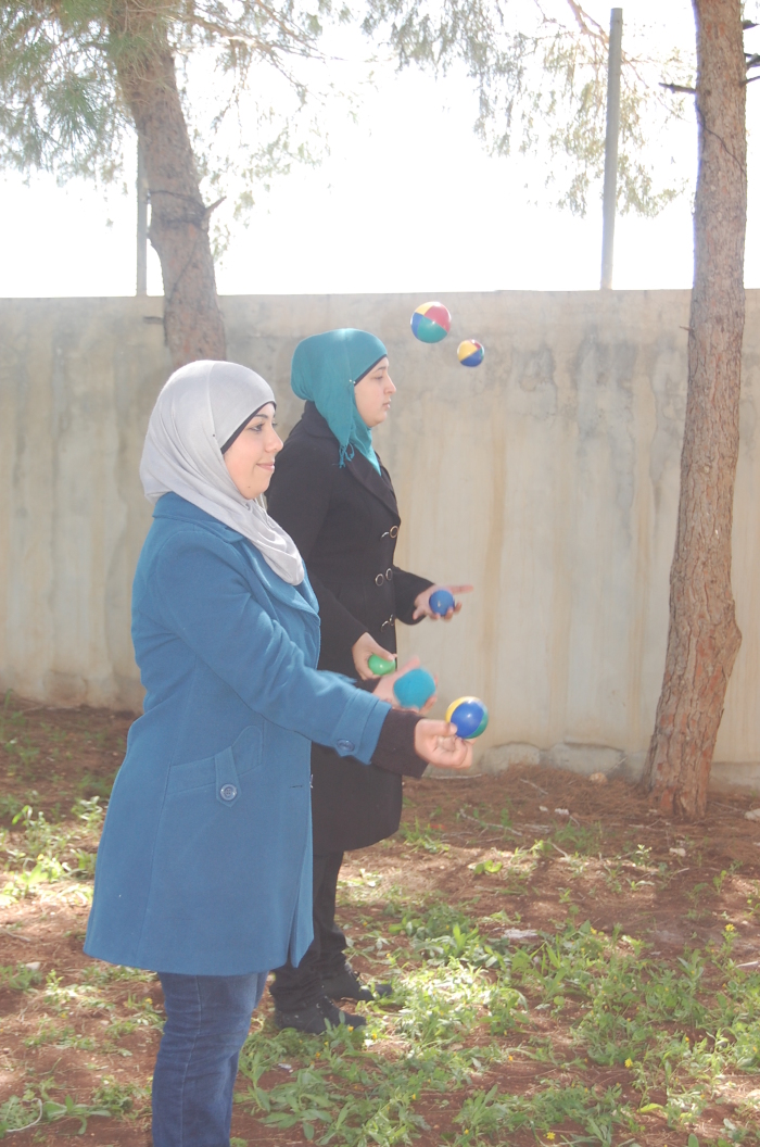 A Photograph of the PCS's Rehearsal in Jenin, 2011