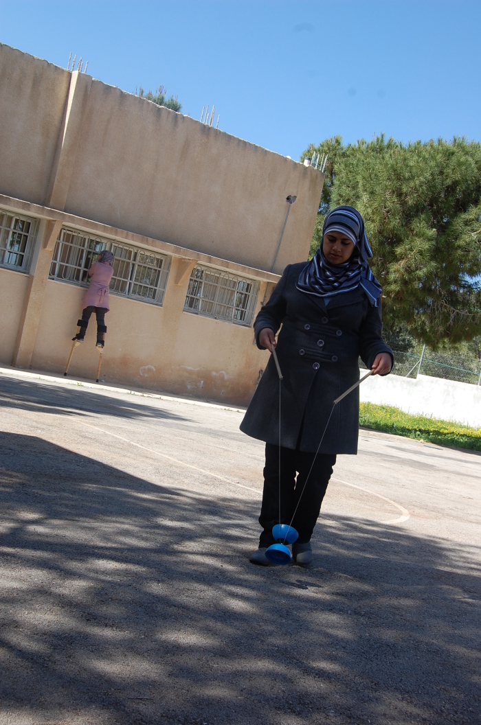 A Photograph of the PCS's Rehearsal in Jenin, 2011