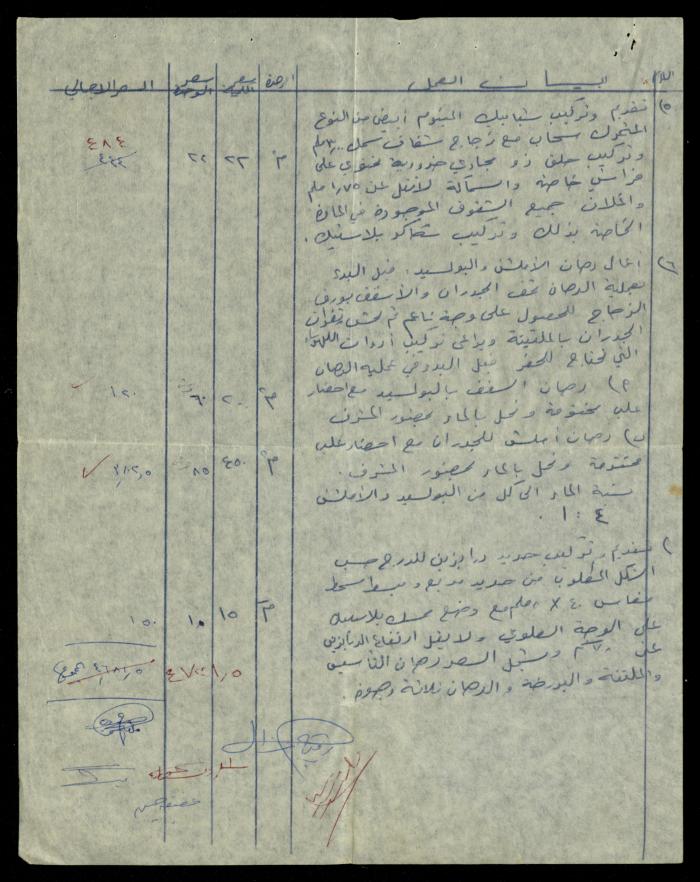 Construction Agreements File, al-Murabitat Charitable Society, Qalqilya, 1978-1979