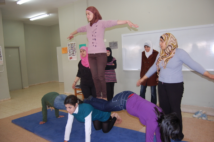 A Photograph of the PCS's Rehearsal in Jenin, 2011