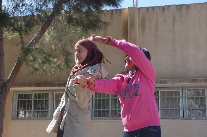 A Photograph of the PCS's Rehearsal in Jenin, 2011