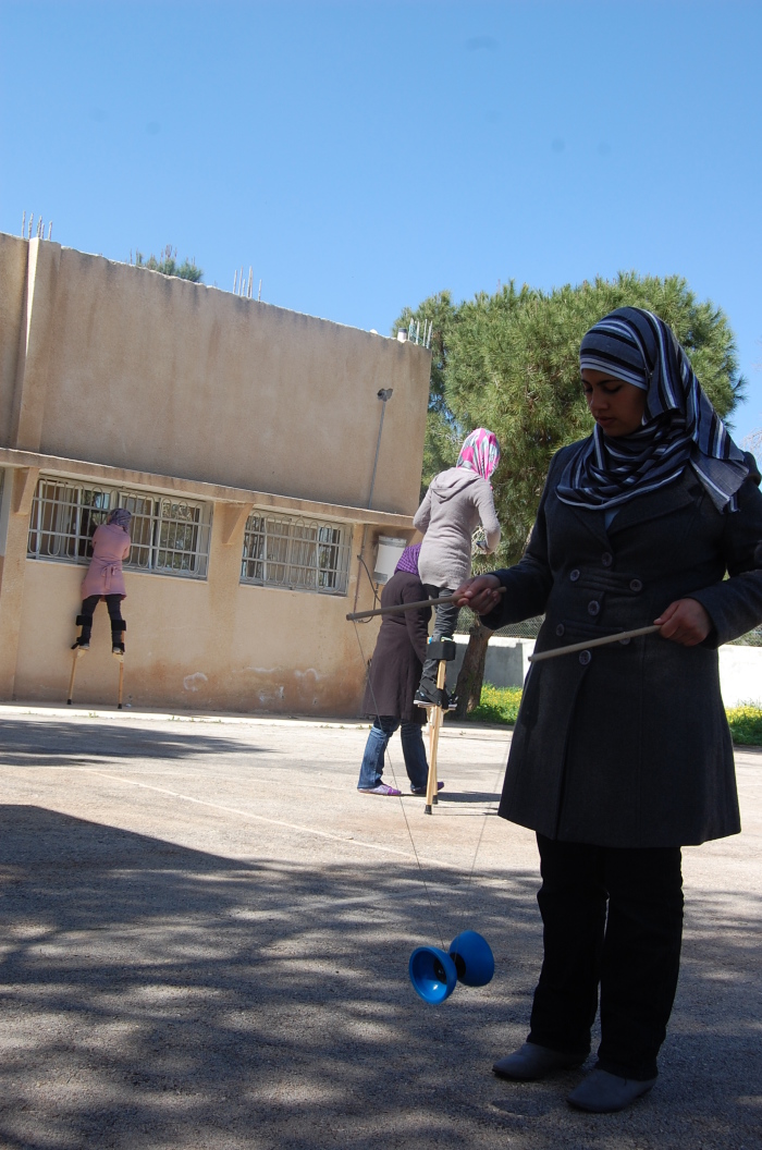 A Photograph of the PCS's Rehearsal in Jenin, 2011
