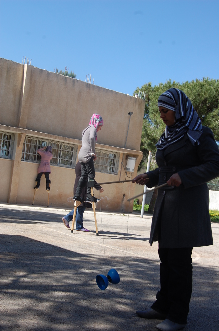 A Photograph of the PCS's Rehearsal in Jenin, 2011