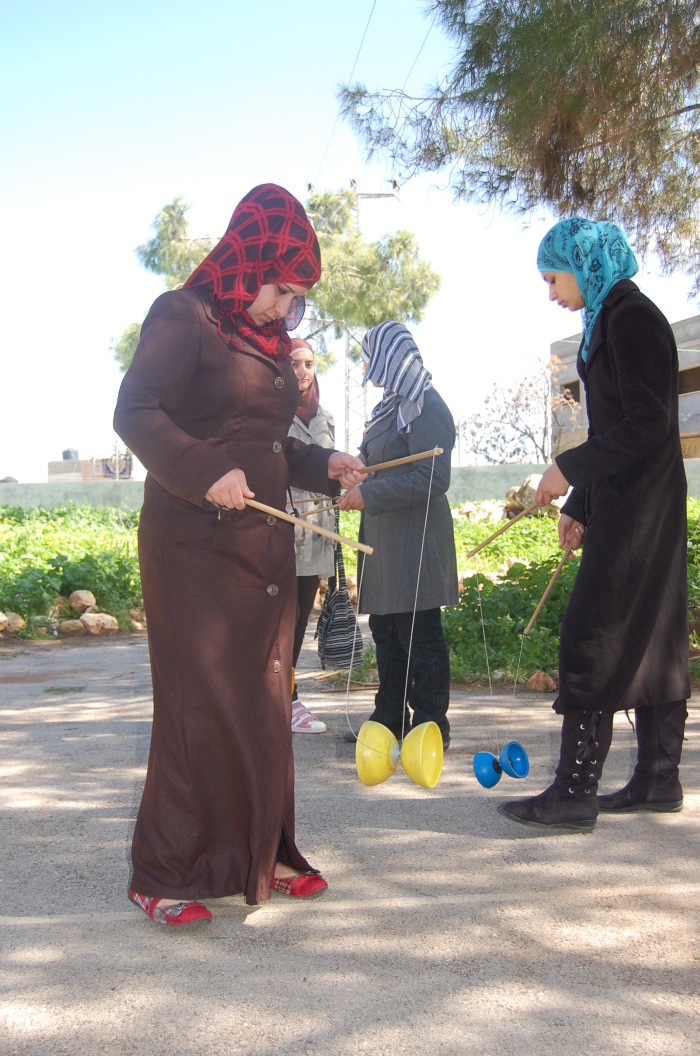 A Photograph of the PCS's Rehearsal in Jenin, 2011