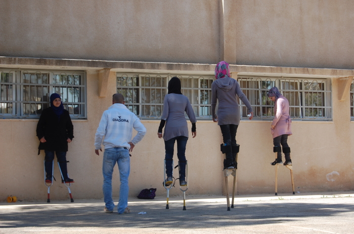 A Photograph of the PCS's Rehearsal in Jenin, 2011