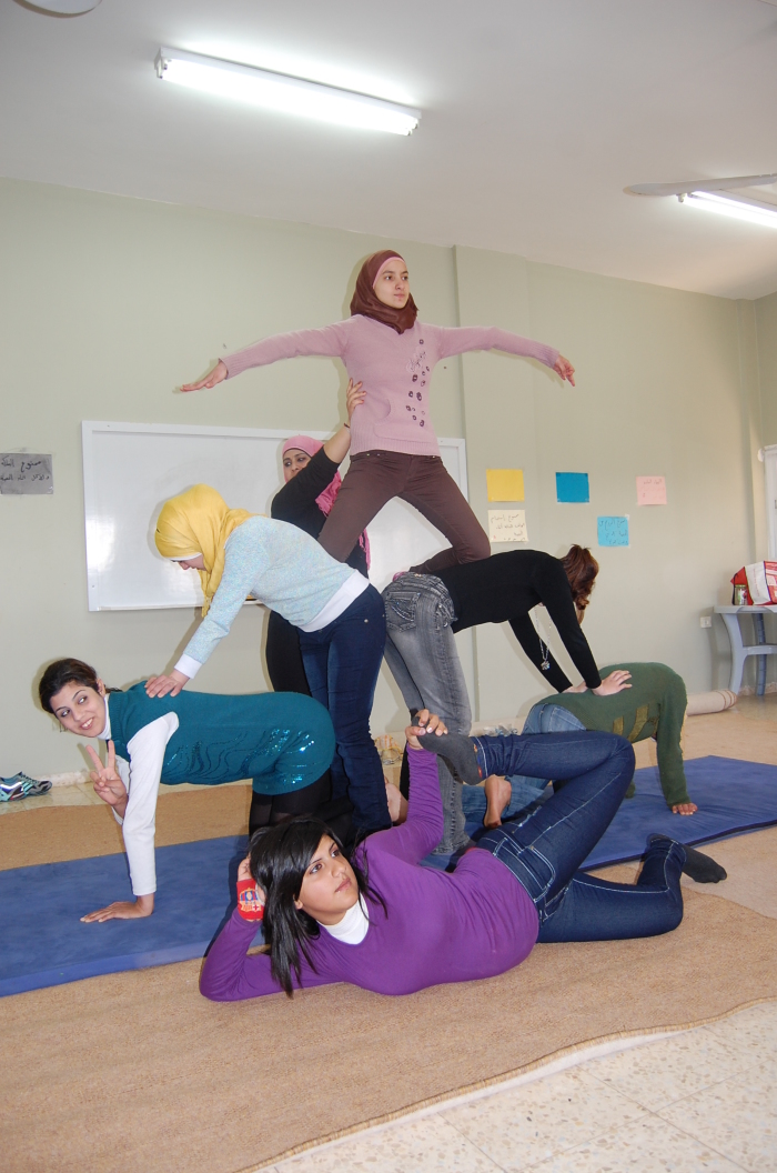 A Photograph of the PCS's Rehearsal in Jenin, 2011
