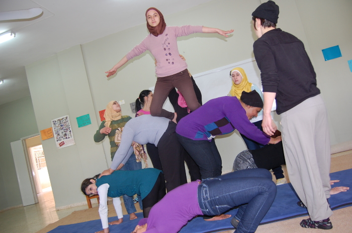 A Photograph of the PCS's Rehearsal in Jenin, 2011