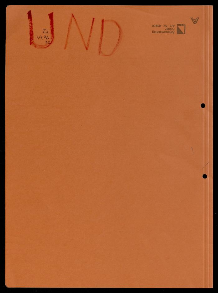 The File of the UNDP, al-Murabitat Charitable Society, 1990-1992