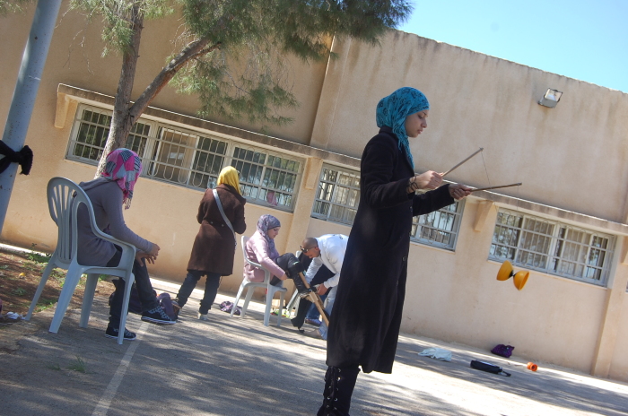 A Photograph of the PCS's Rehearsal in Jenin, 2011