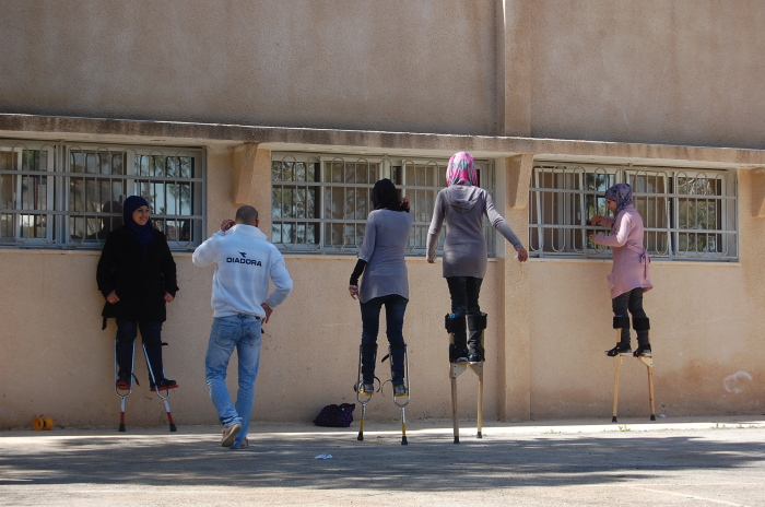 A Photograph of the PCS's Rehearsal in Jenin, 2011