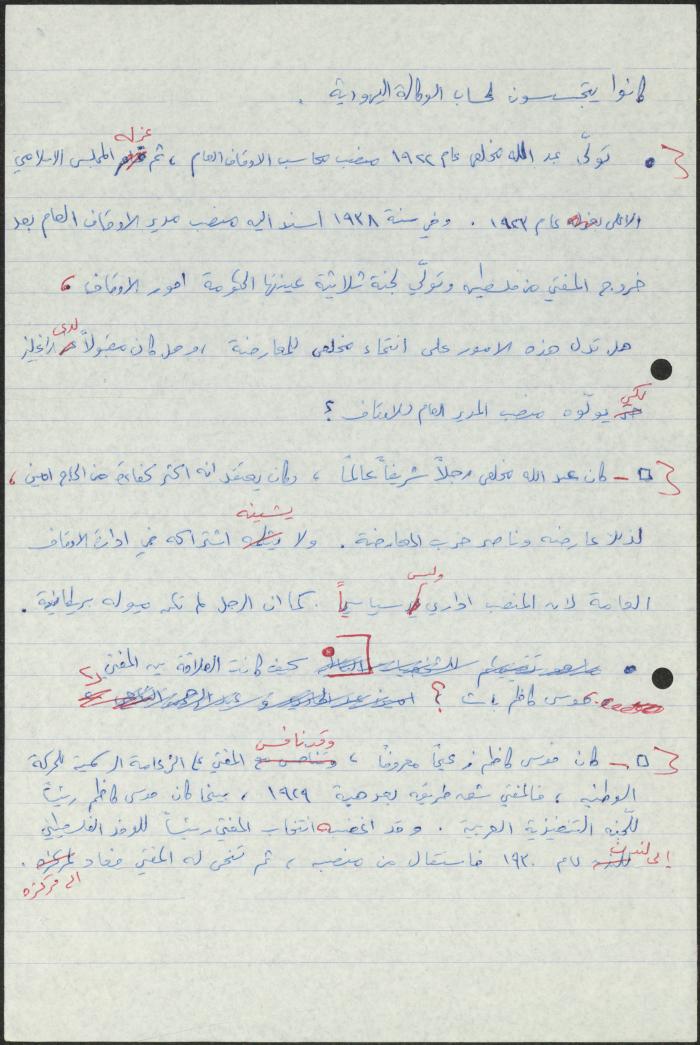 An Interview with Akram Zeiter by Sameeh Hammoudeh, Amman, the 1980s
