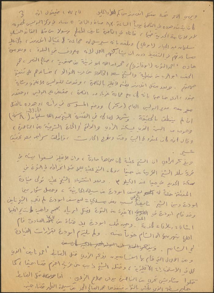 A Written Interview with Saed Darawsheh by Sameeh Hammoudeh, Iksal, 1985