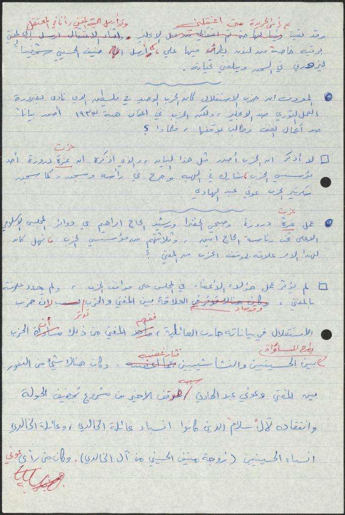 An Interview with Akram Zeiter by Sameeh Hammoudeh, Amman, the 1980s