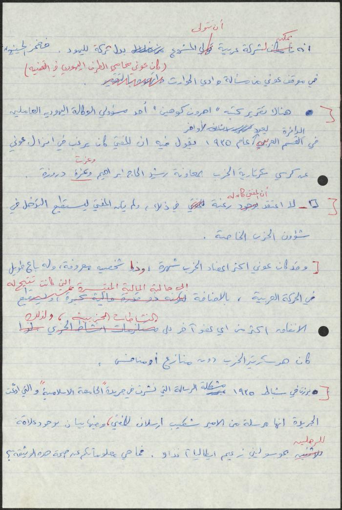 An Interview with Akram Zeiter by Sameeh Hammoudeh, Amman, the 1980s