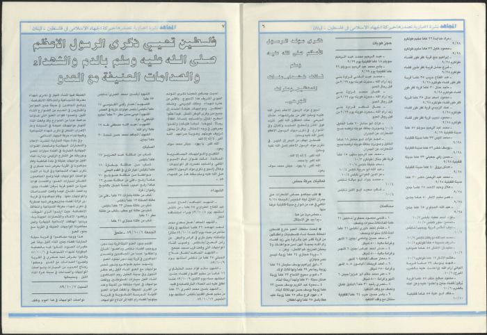 العدد 20 من مجلة المجاهد، 20 تشرين الأول 1989