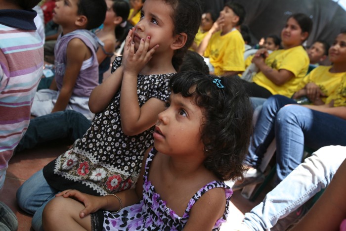 A Glimpse of a Performance by the Palestinian Circus School in Jalazone Refugee Camp