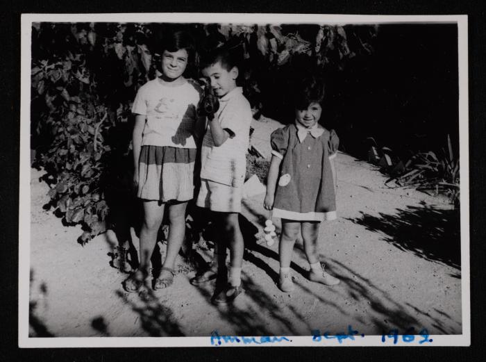 Children from the Batshoun Family, Amman, 1962