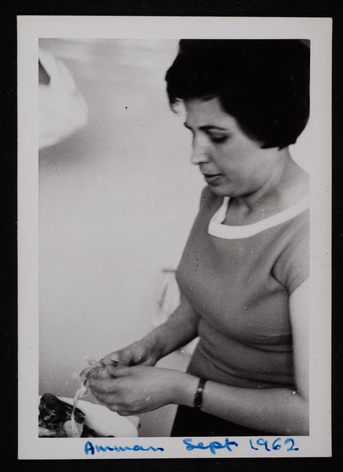 امرأة من عائلة بطشون، عمان، 1962