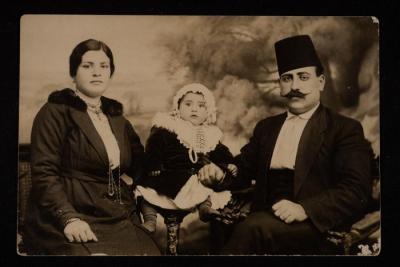 Members of the Batshoun Family, a Postcard