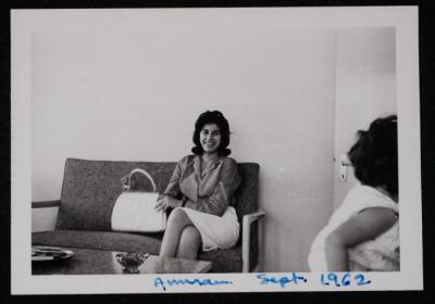 امرأة من عائلة بطشون، عمان، 1962