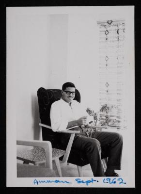 شاب من عائلة بطشون، عمان، 1962