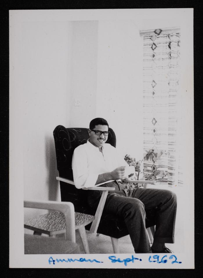 شاب من عائلة بطشون، عمان، 1962