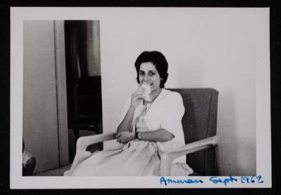 امرأة من عائلة بطشون، عمان، 1962