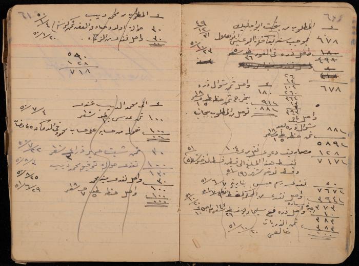 دفتر حسابات، عقربا، 1940- 1959