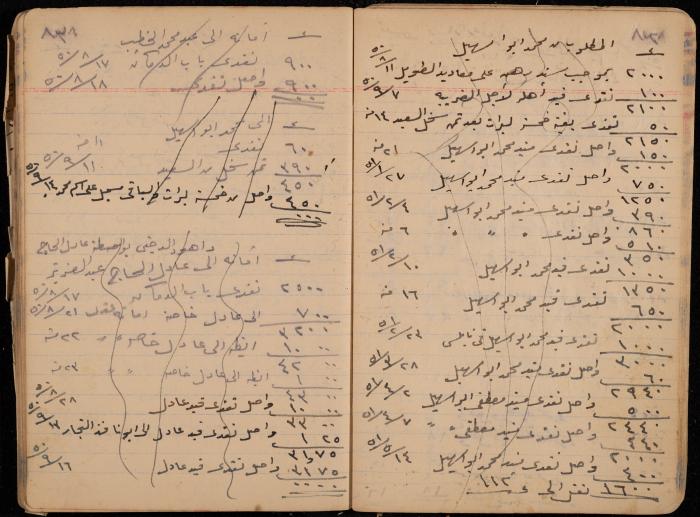 دفتر حسابات، عقربا، 1940- 1959