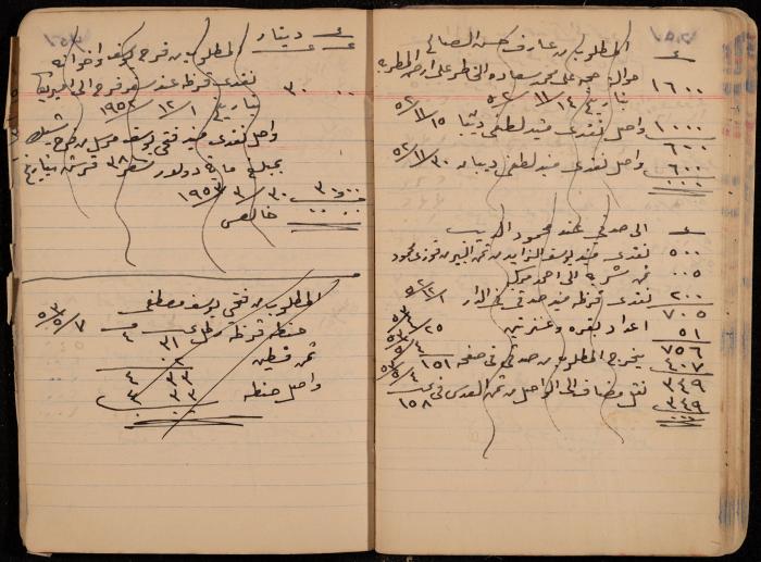 دفتر حسابات، عقربا، 1940- 1959