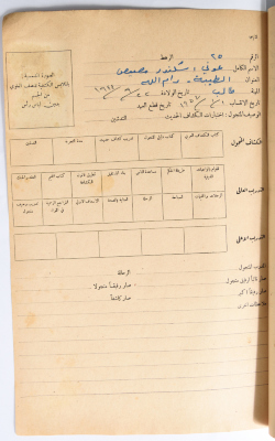 A Membership Application for al-Taybeh Scouts